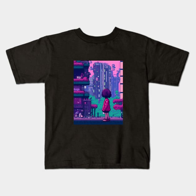 Yume Nikki Kids T-Shirt by vaporgraphic